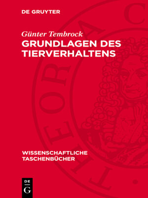 cover image of Grundlagen des Tierverhaltens